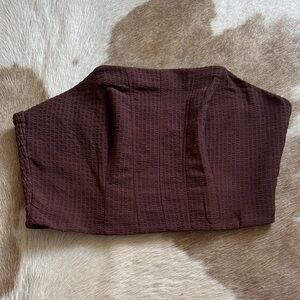 Wild Fable Brown Corset Top